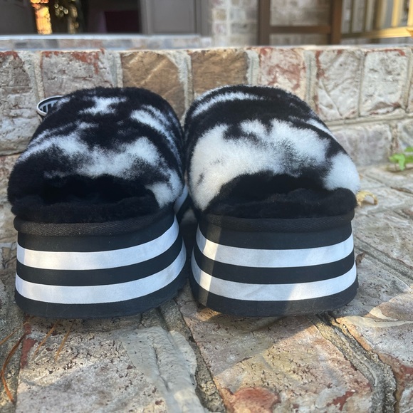 Ugg disco marble slide black and white - Picture 4 of 8